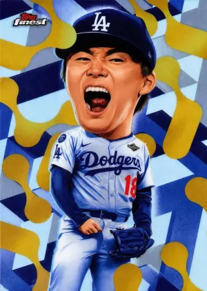 Yoshinobu Yamamoto 2026 Topps Finest Headliners Baseball #HL-8