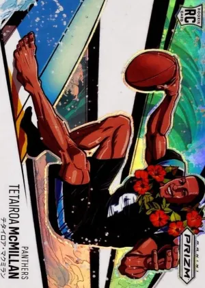 Tetairoa McMillan 2025 Panini Prizm Manga Horizontal Football #13