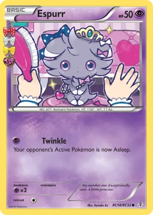 Espurr Pokémon Generations #RC14