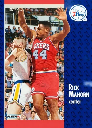 Rick Mahorn 1991 Fleer Basketball #156