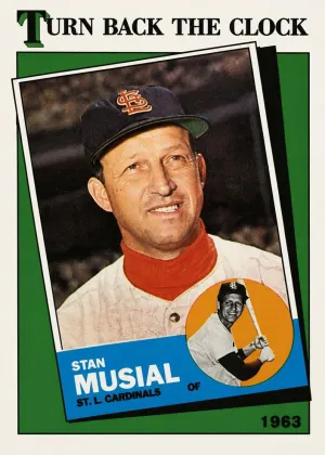 Stan Musial 1988 Topps Baseball Turn Back the Clock #665