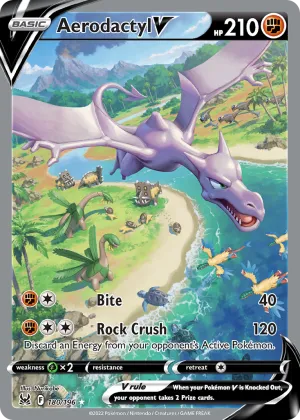 Aerodactyl V Pokémon Lost Origin #180 Holo