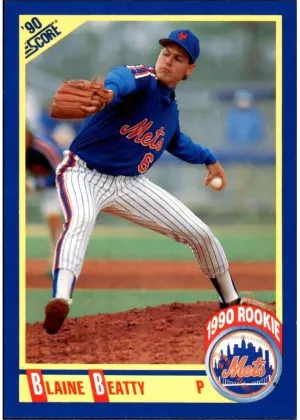 Blaine Beatty 1990 Score Baseball #632