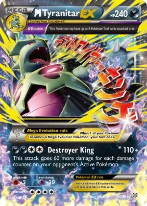 M Tyranitar-EX Pokémon Ancient Origins #43 Holo
