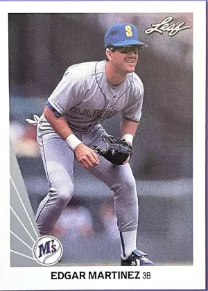 Edgar Martinez 1990 Leaf Baseball #299