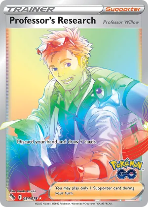 Professor's Research Pokémon Pokémon GO #84 Holo