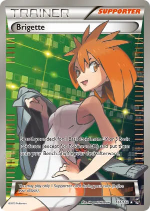 Brigette Pokémon BREAKthrough #161 Holo