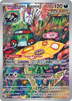 Brute Bonnet Pokémon Paradox Rift #207 Holo