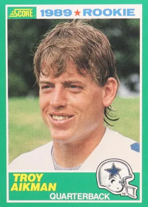 Troy Aikman 1989 Score Football #270