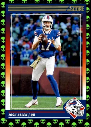 Josh Allen 2024 Panini Score Football Extraterrestrial #28