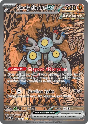 Sandy Shocks ex Pokémon Prismatic Evolutions #159 Holo