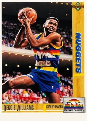 Reggie Williams 1991 Upper Deck Basketball #206