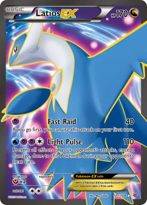 Latios-EX Pokémon Roaring Skies #101 Holo