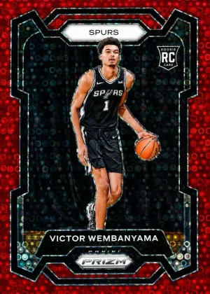 Victor Wembanyama 2023 Panini Prizm Basketball Fast Break Red #136