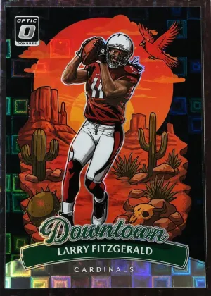 Larry Fitzgerald 2025 Donruss Optic Downtown Football Black Pandora #22