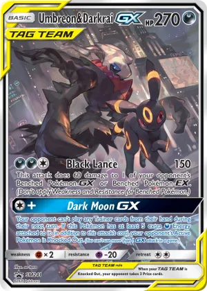 Umbreon & Darkrai-GX Pokémon SM Black Star Promos #SM241 Holo