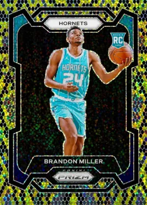 Brandon Miller 2023 Panini Prizm Basketball King Snake #152