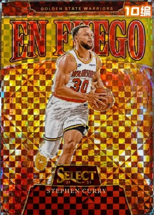 Stephen Curry 2024 Panini Select En Fuego Basketball Gold #11