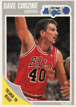 Dave Corzine 1989 Fleer Basketball #109