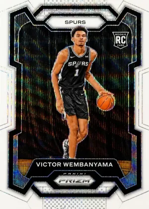 Victor Wembanyama 2023 Panini Prizm Basketball White Wave #136