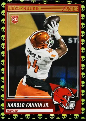Harold Fannin Jr. 2025 Panini Score Football Extraterrestrial #4