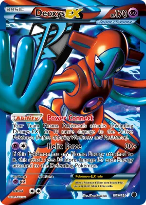 Deoxys-EX Pokémon Plasma Freeze #111 Holo