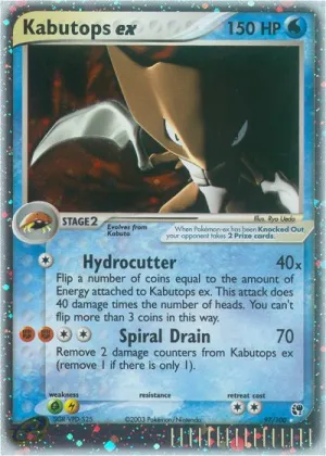 Kabutops ex Pokémon Sandstorm #97 Holo