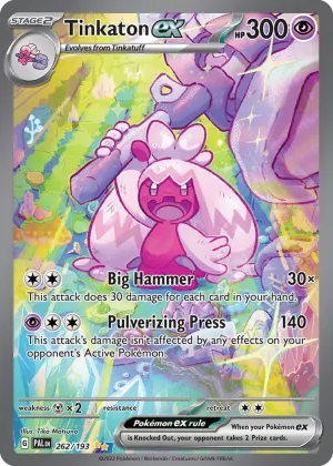 Tinkaton ex Pokémon Paldea Evolved #262 Holo
