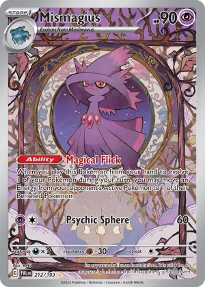 Mismagius Pokémon Paldea Evolved #212 Holo