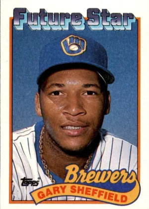 Gary Sheffield 1989 Topps Future Star Baseball #343
