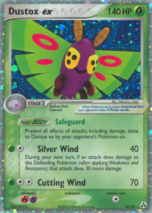 Dustox ex Pokémon Legend Maker #86 Holo