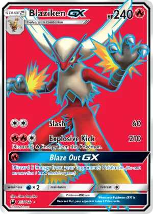 Blaziken-GX Pokémon Celestial Storm #153 Holo