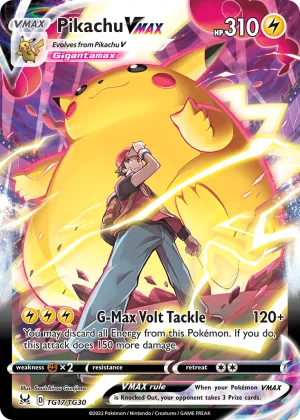 Pikachu VMAX Pokémon Lost Origin Trainer Gallery #TG17 Holo