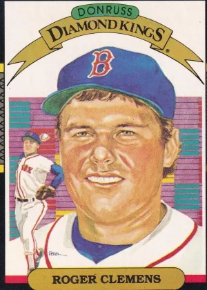 Roger Clemens 1987 Donruss Diamond King Baseball #2