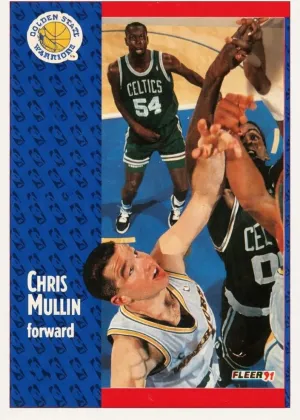 Chris Mullin 1991 Fleer Tony's Pizza Basketball #S-45