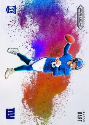 Jaxson Dart 2025 Panini Prizm Color Blast Football #22
