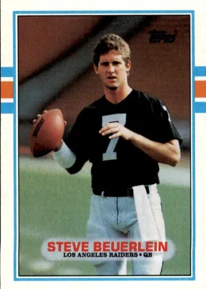 Steve Beuerlein 1989 Topps Football #270