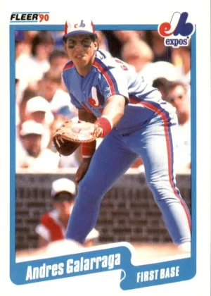 Andres Galarraga 1990 Fleer Baseball #345