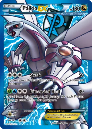 Palkia-EX Pokémon Plasma Blast #100 Holo