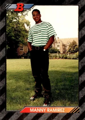 Manny Ramirez 1992 Bowman Baseball Foil #676