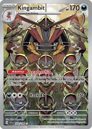 Kingambit Pokémon Scarlet & Violet #220 Holo