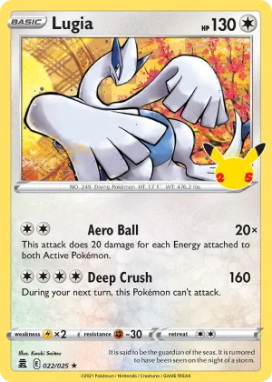 Lugia Pokémon Celebrations #22 Holo