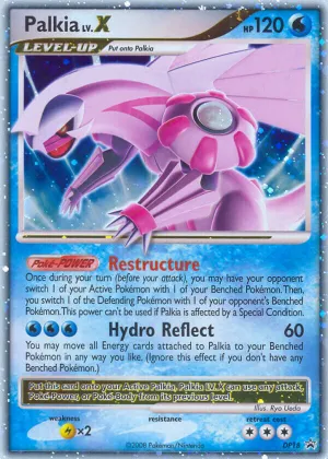 Palkia LV.X Pokémon DP Black Star Promos #DP18 Holo
