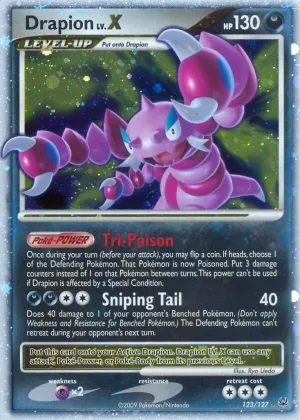 Drapion LV.X Pokémon Platinum #123 Holo