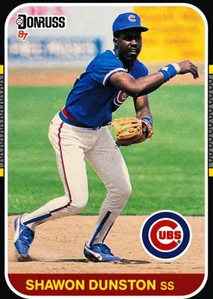 Shawon Dunston 1987 Donruss Baseball #119