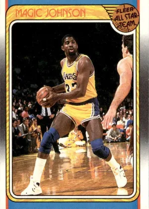 Magic Johnson 1988 Fleer All Star Basketball #123