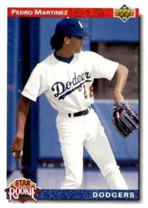 Pedro Martinez 1992 Upper Deck Star Rookie Baseball Variation #18