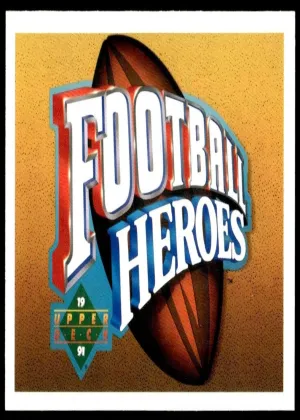 Joe Montana 1991 Upper Deck Football Heroes Football #NNO