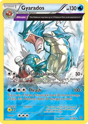 Gyarados Pokémon Ancient Origins #21 Holo