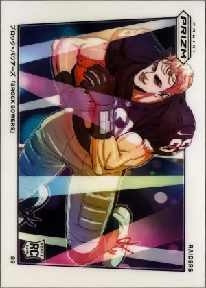 Brock Bowers 2024 Panini Prizm Manga Horizontal Football #M-BBO